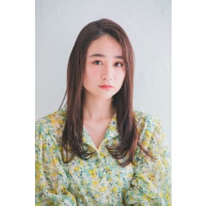 ツヤツヤワンカールストレート