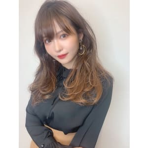 耳掛け小顔レイヤーフォギーベージュ