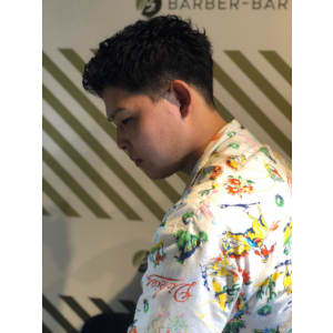 大人のシンプルショート【BARBER-BAR】