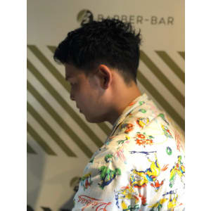 大人のシンプルショート【BARBER-BAR】