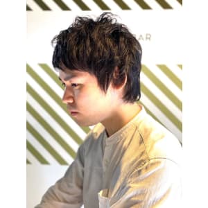ショートウルフスタイル【BARBER-BAR】