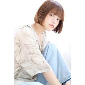 【lagoon阿部春菜】ナチュラルショートコンパクトボブ