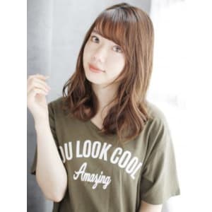 大人かわいいゆるミックスカール