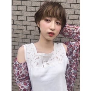 Lia&清水大誠　前髪インナーショートスタイル♪