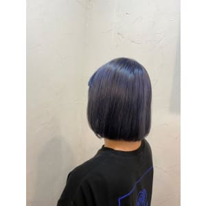 【reir下北沢】クラシカルボブ＋ネイビーブルー*