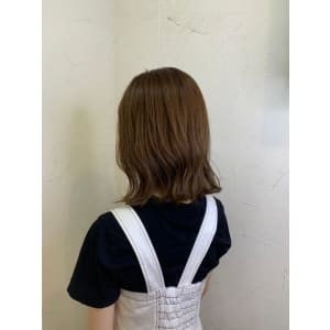 【reir下北沢】切りっぱなしロブ＋ヌーディーベージュ*