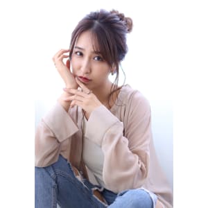 海デートやお出かけの時に◎ゆるふわお団子アレンジ