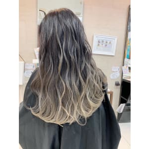 バレイヤージュエアタッチロングレイヤー2141