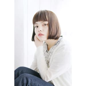 20代30代40代　気分アガる絶妙ベーシックボブ【守山】