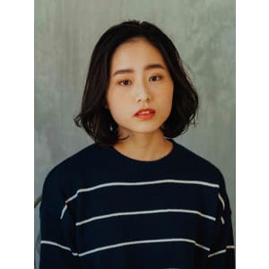 大人っぽひし形ボブ