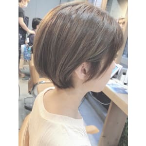 アイロンいらずなショートヘア