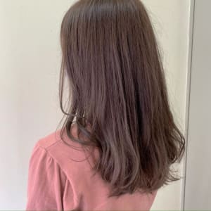 ピンクベージュ☆柔らかロング