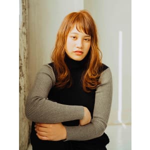 アシメ×外ハネロング