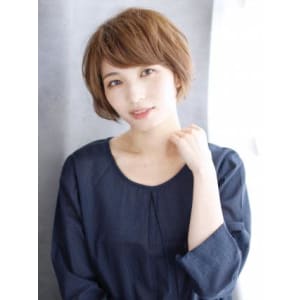 ふんわりナチュラルショートスタイル - hair make nalu 荻窪西口 白山神社参道通り店【ヘアメイクナルオギクボニシグチハクサンジンジャサンドウドオリ】掲載中