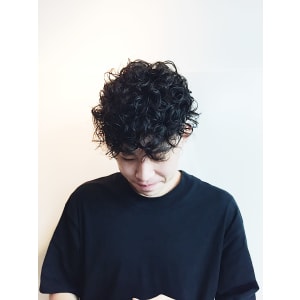 フェード×パーマ
