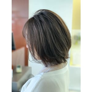 【QUALIS】大人可愛い♪愛され外ハネゆるふわボブ/小顔