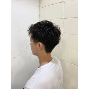 マッシュ×パーマ