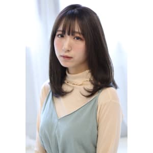 透明感溢れるAラインスタイル