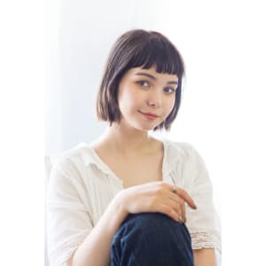 エッジボブ×ショートバング