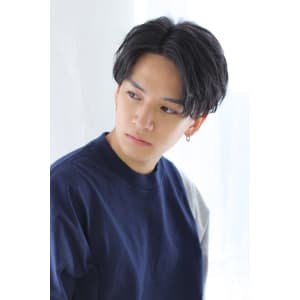 【bouquet】センターパート×ソフト刈り上げ