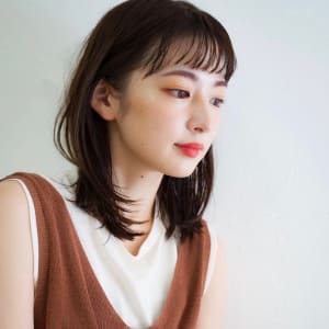 《中目黒サロンe's》ショートバングでスリークヘア【佐久間】