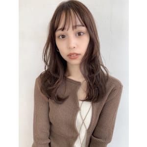 柔らかい質感のデジタルパーマ　大人ツヤカラー 