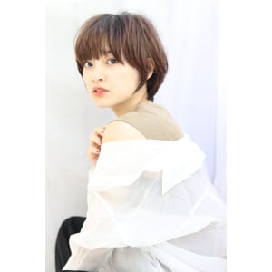 【加藤信綱】長め前髪×大人かわいい小顔ショート夏秋