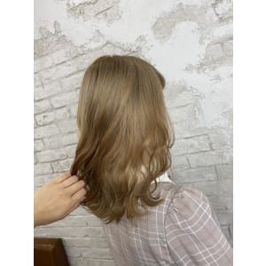 ミルクティーベージュカラー◎！【池袋美容室】