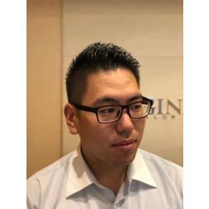 刈り上げスタイル＜理容室＞＜銀座＞＜メンズ＞＜ショート＞