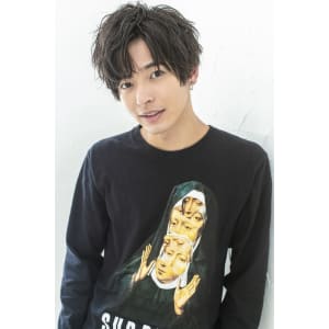 ショートレイヤー ソフトツーブロック MEN'S HAIR　