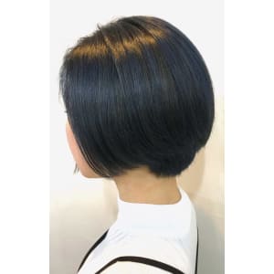美髪カラー・ネイビーカラー