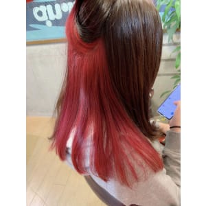 インナーカラー☆クランベリーレッド - Hair Salon Syrup【ヘアサロンシロップ】掲載中