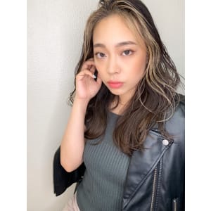 【山田】フェイスフレーミング外国人風インナーウェーブy172