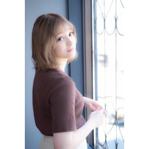 ふんわりミルクティーボブ☆ 恵比寿