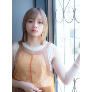 【あえてストレート】切りっぱなしボブ3 恵比寿