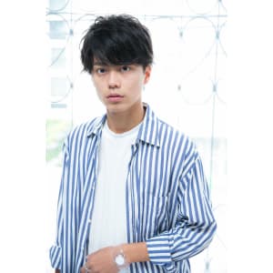 外ハネメンズヘア 恵比寿