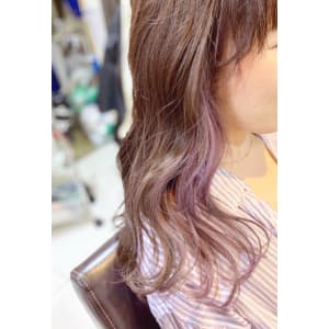 秋のトレンド！インナーカラー