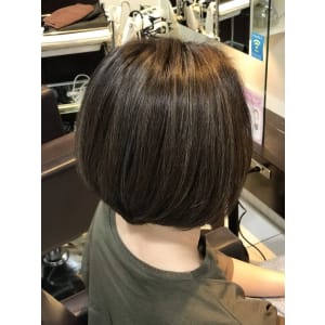 美髪カラー・ハイライト(ブリーチ有り)