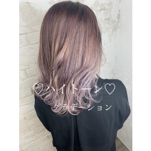 バイオレットグラデーション、イルミナカラー、池袋