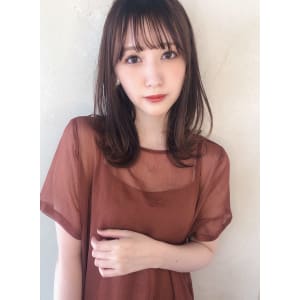 小顔ミディアムレイヤー【K_106】