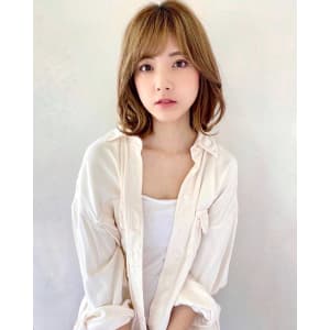 大人っぽいくびれ巻きロブ【s48】