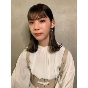 【air-OSAKA】山本莉子　外ハネイヤリングカラー