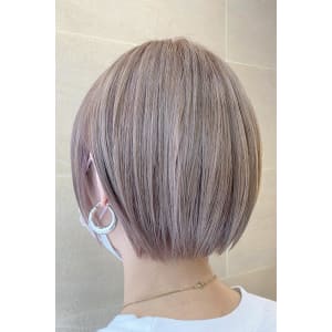 シアーベージュ＊おしゃれショートボブ