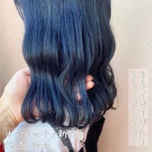 【W-ワット-新宿店 】ブルー×ブラック