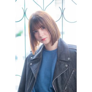 恵比寿の大人女性・切りっぱなしボブ 恵比寿 - hair&make egerie【ヘアアンドメイクエジェリ】掲載中