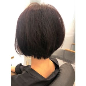 【ヘアジュレドゥ 汲田】丸みショート