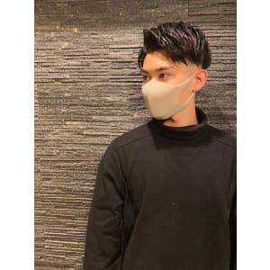 スキンフェード×七三