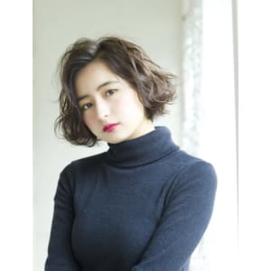 【Lond   charme 濱田麻佑】ミニボブデジタルパー
