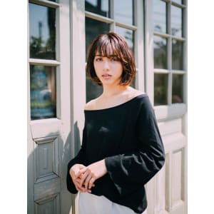 無造作ショートボブ