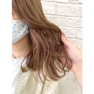 透け感ミルクティーベージュシアーカラー7029